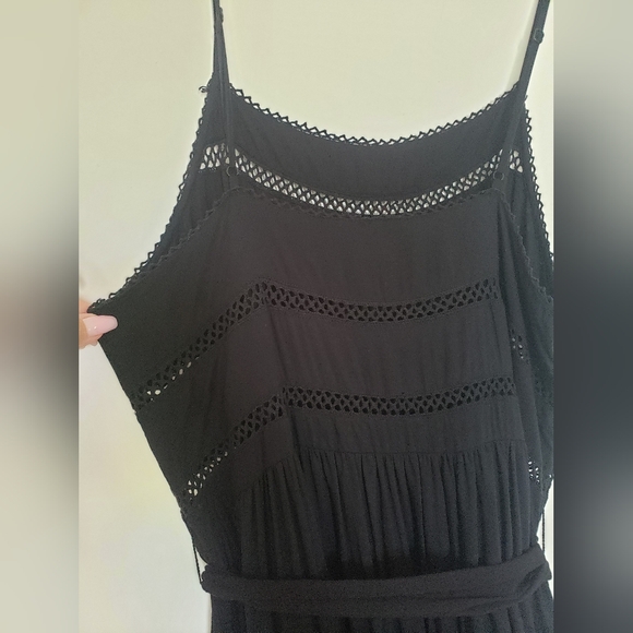 Wilfred Honoree black midi dress sz M - Picture 4 of 14